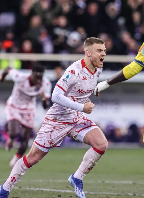 Il Vichingo Beltrán firma il gol decisivo per i tre punti della Viola (via Acf Fiorentina)