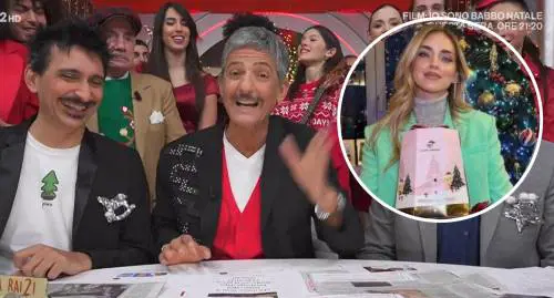 "Ora arriva Assegnez...". La stoccata di Fiorello a Fedez e Ferragni
