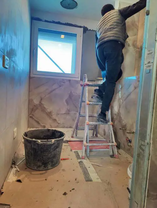 Lavori in corso nella casa di Crosetto