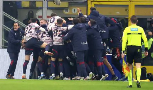 Battaglia a San Siro, supplementari epici: l’Inter perde 2-1 col Bologna ed è fuori dalla Coppa Italia