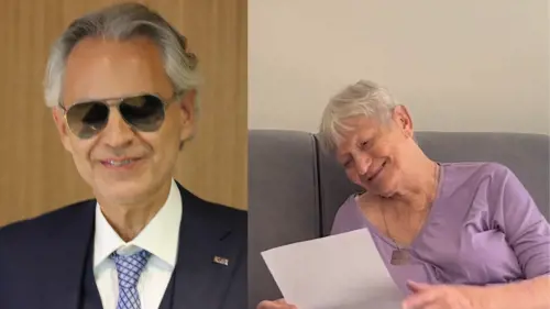 "Salvata dalle canzoni di Bocelli". E il tenore scrive all'ostaggio di Hamas