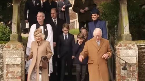 La famiglia reale britannica più unita che mai a Natale senza Harry e Meghan