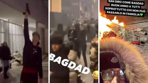 Guerriglia urbana e sassi sulla polizia: il Capodanno violento di Milano