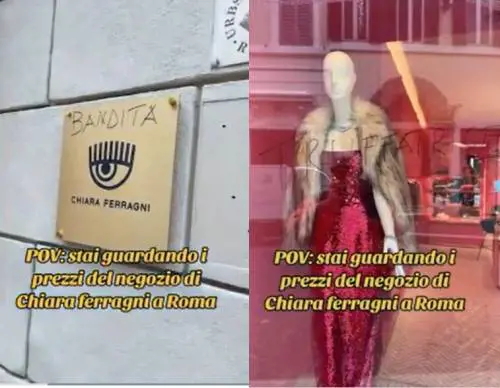 I fan non perdonano Chiara Ferragni. Negozio vandalizzato a Roma: "Truffatrice"