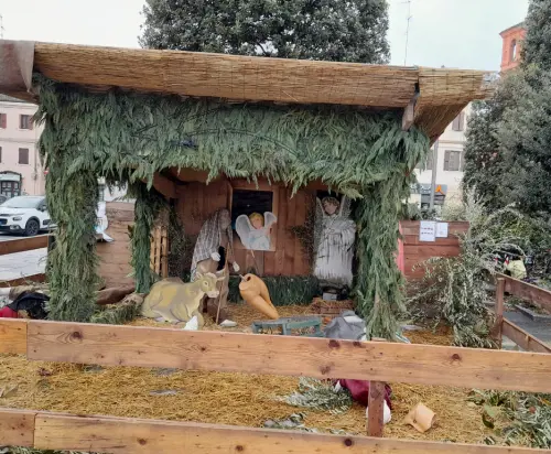 Il presepe vandalizzato