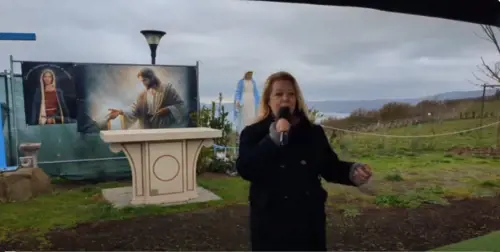 Madonna di Trevignano, santona non partecipa alla preghiera