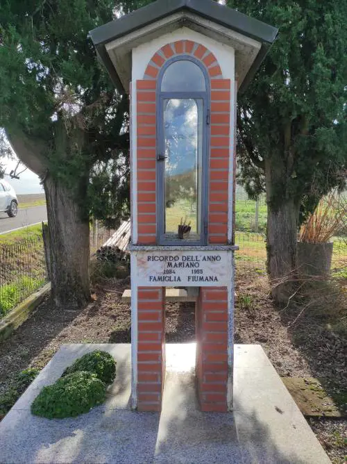 La celletta vuota, dopo il furto della statuetta