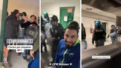 "Danno anche il caffè". Così gli immigrati deridono le forze dell’ordine nel Cpr