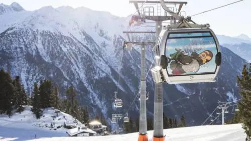 L'impianto sciistico dove è avvenuto l'incidente (fonte Ötztal Tourismus)
