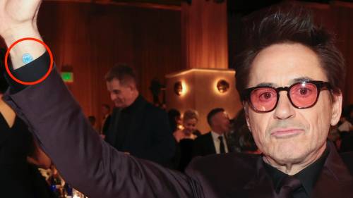 Golden Globe, spunta un dispositivo al polso di Robert Downey Jr: a cosa serve
