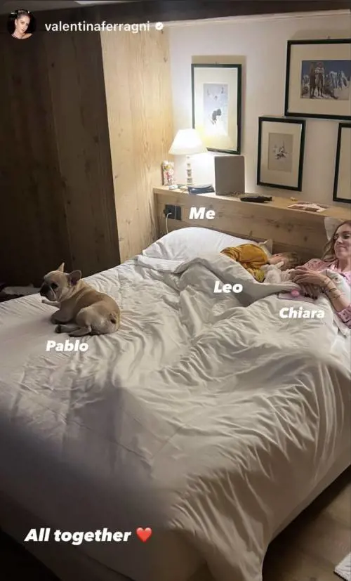 Storia Instagram di Valentina Ferragni