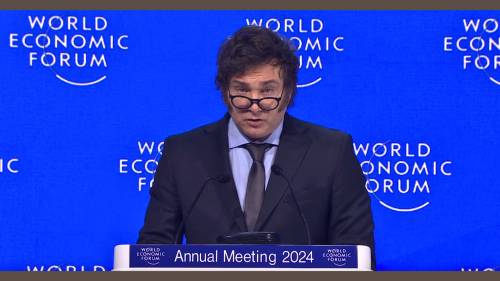 Milei, “afuera” a Davos: “Occidente in pericolo per colpa del socialismo”