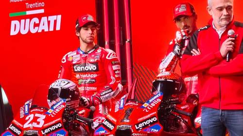 MotoGP, ecco la Ducati GP24 di Bagnaia e Bastianini