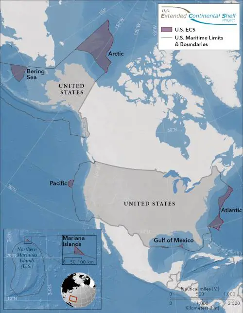 Usa in costante espansione: così l'America ha annesso un milione di km quadrati di costa