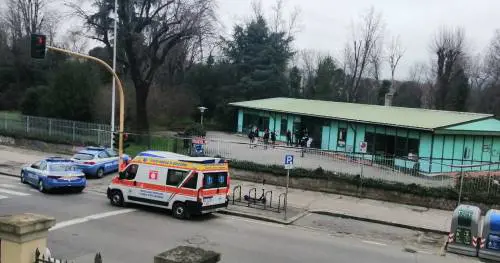 L'ultimo intervento della polizia al centro di accoglienza, nelle scorse ore