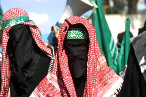 Tradimento dell'America. Hamas ride