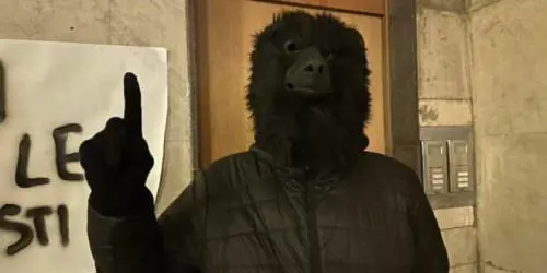 La protesta degli animalisti