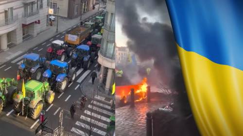 La protesta dei trattori adesso punta all’Ucraina