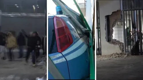 Cabine telefoniche per sfondare i muri interni: così i migranti hanno distrutto il Cpr di Roma
