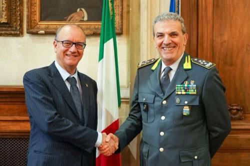 Il Ministro dell’Istruzione e del Merito Giuseppe Valditara e il Comandante Generale della Guardia di finanza Andrea De Gennaro
