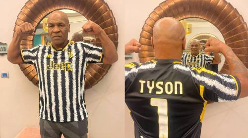 "Da oggi allenamenti più duri...", perché Mike Tyson indossa la maglia della Juventus