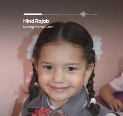 Trovata morta Hind, la bambina della telefonata di aiuto a Gaza