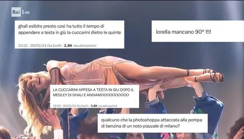 "Cuccarini a testa in giù". I commenti della vergogna contro la co-conduttrice di Sanremo