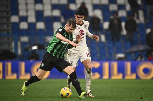 Sassuolo e Torino si dividono la posta in palio: finisce 1-1 al Mapei Stadium