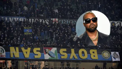Kanye West "tifoso" dell'Inter: spuntano i cori della Curva nord nell'ultimo album