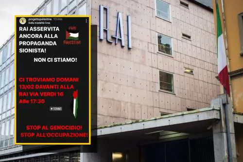 "Schiava dei sionisti". E i collettivi rossi ora marciano sulla Rai