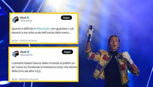 Quando Ghali insultava donne, omosessuali e non si considerava un cantante italiano
