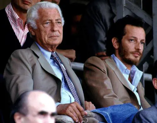 Edoardo Agnelli insieme al padre, Gianni Agnelli