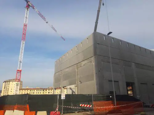 Il cantiere dopo la tragedia