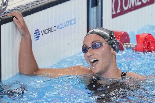 Splendida Quadarella ai Mondiali di nuoto: è oro anche negli 800 stile libero