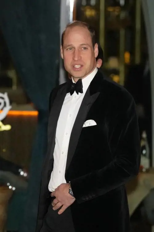 Il principe William per la prima volta da solo ai BAFTA Awards