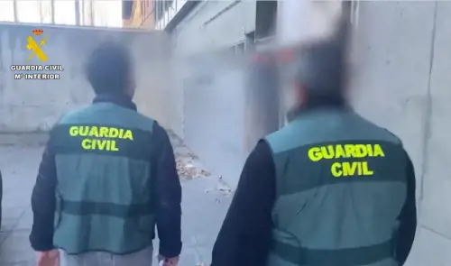 L'intervento della Guardia Civil