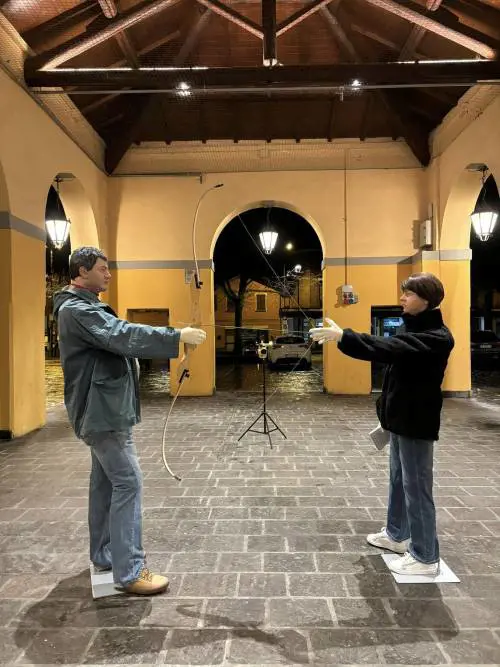 L'opera installata ad Erba
