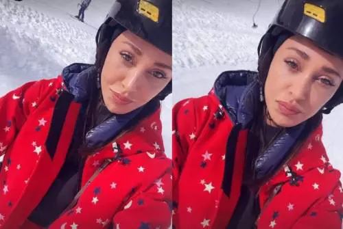 La prima volta di Belen sugli sci: "Disagio totale voglio tornare a casa...."