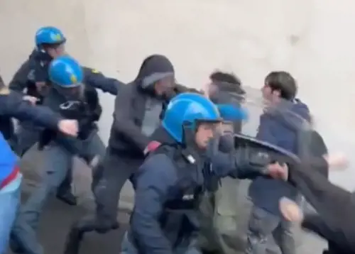 Pisa, scontri al corteo Pro-Pal: poliziotti indagati