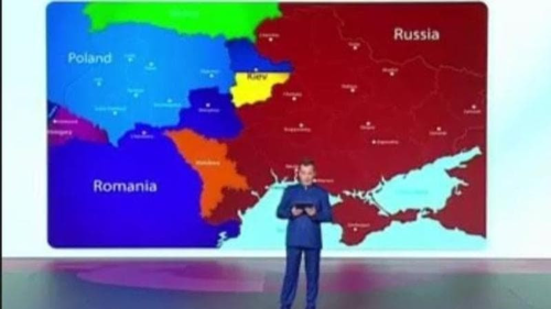 Medvedv e la strana mappa sull'Ucraina smembrata: cosa rivela il video