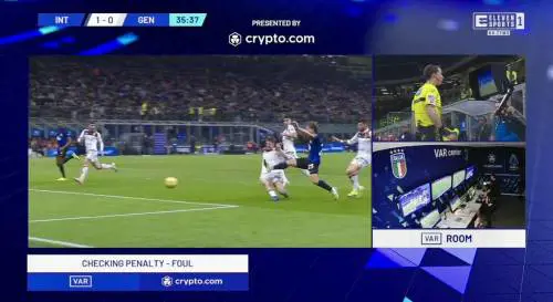 "Si rotola ancora a terra?...". Scoppia la bufera social sul rigore di Inter-Genoa