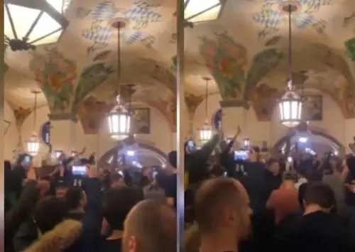 Saluti romani nella birreria "di Hitler": la polizia apre un'indagine sui tifosi della Lazio