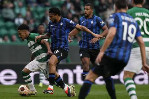 Pari e spettacolo tra Sporting Lisbona e Atalanta. Nerazzurri sfortunati con tre pali colpiti
