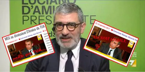 La piroetta del M5S: prima si scagliava contro D'Amico, ora lo sostiene in Abruzzo