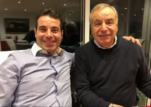 Marco Botti con il padre Alduino