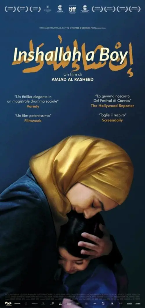 La locandina del film "Inshallah a boy"