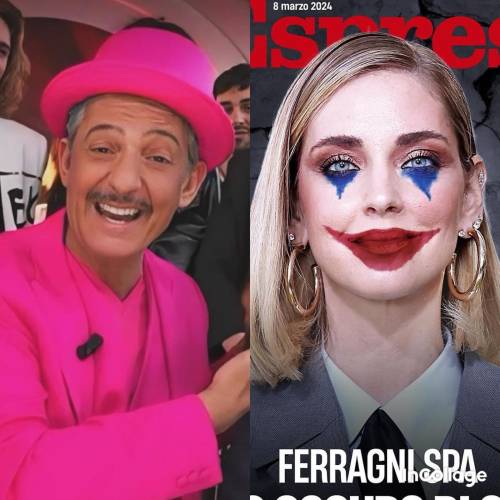 "Siete dei geni, ora parte del pubblico è con lei". Fiorello commenta la copertina su Chiara Ferragni 