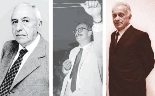 Luciano Foà, Giangiacomo Feltrinelli e Giulio Einaudi