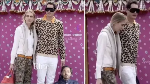 John Elkann in versione "Lapo" al party del matrimonio di Anant Ambani