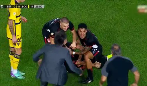 Dramma durante Boca-Estudiantes: convulsioni e collasso per Altamirano, partita sospesa